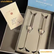 ⭐星柚好物⭐Wedgwood 王薇薇 Vera Wang 愛之結繩 高腳對杯香檳杯紅酒杯套組 限時下殺 防