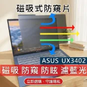 【Ezstick】ASUS ZenBook 14 UX3402 UX3402ZA 磁吸防窺片｜抗藍光 防眩光｜