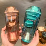 協貿國際日用品生活館 男搖搖杯女蛋白粉代餐奶昔攪拌杯健身運動水杯便攜攪拌球杯子