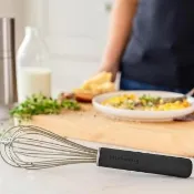 【KitchenAid】美國 不鏽鋼打蛋器 墨黑27cm / 攪拌棒 攪拌器