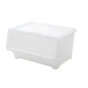 【真心良品】千代雙開直取式收納箱50L-1入組(置物箱 整理箱 日系 台灣製)