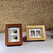 【臺灣出貨】桌面裝飾 擺件 可愛裝飾品 居家擺件 2寸紅底照證件照4格8格紀念相框擺臺校園畢業紀念冊2寸小孩證件照