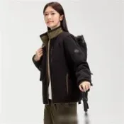 【米蘭精品】  90%白鴨絨外套-兩面穿保暖羽絨登山夾克男女外套4色74ju16