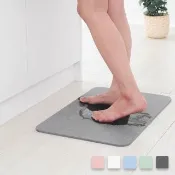 【樂嫚妮】3入組/加大加寬速乾吸水珪藻土地墊60x39cm(吸水地墊、速乾踏墊)