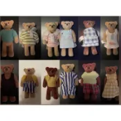 McDonald’s Teddy Bears 麥當勞 泰迪熊 絕版 1999 二手 兒童餐玩具