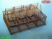 @寵物瘋@~8格.八格上開型捕鳥籠一般竹中老竹2款適綠繡眼鷦鹩鶯科小型畫眉山雀科錦鴝