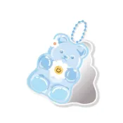 (店+)【Twinko】Baby糖粉全身小熊軟糖系列/壓克力旋轉鏡/隨身鏡/化妝鏡/補妝鏡/迷你鏡/鑰匙圈/掛飾/配件-HM252