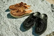 DryDog 跩狗嚴選 跩狗嚴選 現貨 KEEN 聯名 uneek 日本高端潮牌 ENGINEERED GARMENTS 真皮 編織 涼鞋 男鞋 情侶款 亮皮 麂皮 拖鞋 經典黑 黑色