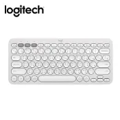 【全聯線上購】【Logitech 羅技】K380S 跨平台藍牙鍵盤 珍珠白(三台裝置輕鬆切換)