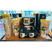 【Starbucks星巴克】泰國曼谷清邁普吉蘇美、菲律賓、馬尼拉大小城市杯馬克杯 隨行杯 保溫瓶購物袋環保袋 文青風袋子