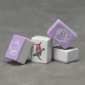 東方不敗 電動麻將桌專用牌Hello Kitty版/36mm 電動手打皆可 耐打尿素材質 凱蒂貓 A02