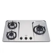 (店+)【林內】RB-H301S(R/L) 檯面式防漏不銹鋼三口爐 瓦斯爐 升級鑄鐵爐架 防漏
