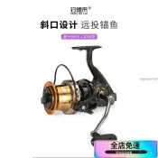 🐟新店下殺⛺️超值捲線器 漁輪 9000-10000型 釣德來9000-12000型斜口遠投礙魚輪全金屬線杯魚線輪