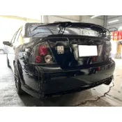 現貨 福特 TIERRA 直上 四門轎車用 黏貼式 ABS 鋼琴烤漆黑 黏貼式尾翼 平面尾翼 GT尾翼 大尾翼 類BMW