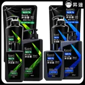 (店+)【KesHO MAN】男士三合一潔顏洗髮沐浴露 多合一洗澡 800ml 300ml 700ml 補充包 當兵 軍營 新兵