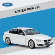 【閤金車模】威利WELLY 1:24寶馬BMW三係轎車335i 閤金汽車模型 收藏 禮品