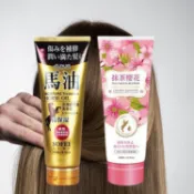 【SOFEI 舒妃】馬油強效保濕／抹茶櫻花固色 護髮膜 (240ml) 護髮 免沖洗護髮 受損髮 護髮霜 D008120