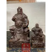 【東天佛俱】沉香木關公閱春秋 關聖帝君 武財神關公 神像木雕 供奉裝飾擺件