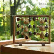 🔥桃園出貨🔥印尼果殼音 束排鈴搖鈴 療癒樂器果實風鈴手工印尼進口奏水聲音擺件