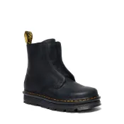Dr. Martens 馬汀 Zebzag 黑色女士無鞋帶套穿式 Wyoming 皮靴