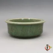 協貿國際日用品生活8館 宋龍泉窯青釉水淺筆洗小花盆 古玩古董陶瓷器老貨收藏品文房擺件