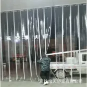 生活軌道 【磁吸滑動】推拉簾 門簾 冷氣防蚊簾 PVC透明簾 摺疊推拉門簾 隔斷簾 防塵簾 四季通用 磁吸設計 免打孔安裝 店鋪居家兩用