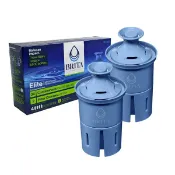 玉山最低比價網 【限量促銷免運】Brita Elite 藍色 圓形濾芯 (拆售裸裝2入) 每顆可用6個月 過濾454L 3倍長效 濾水壺替換濾心 2025年後製
