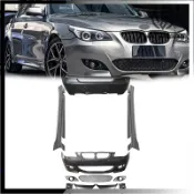 【品質保障】適用於03-09款BMW寶馬 5系列 E60 M5前保桿後保桿側裙側邊粱 大包圍套件