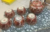 古瓷堂日本回流瓷器 日本回流九谷燒人物馬克杯 經典手繪陶瓷杯 送禮自用精品 日式茶具咖啡杯 復古收藏藝術品 7.5cm口徑 獨家限量