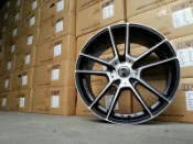 【員林小茵輪胎】DATA MS03 19吋 5X108 / 112 / 114.3 8.5J 黑車面 (配胎套餐大折扣)