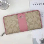 【🇺🇸美國】正品 COACH 女士經典ACCORDION拉鍊款長夾 生日禮物 ★商品從美國Outlet購入