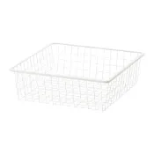 【IKEA 宜家家居】JONAXEL 網籃, 白色, 50x51x15 公分