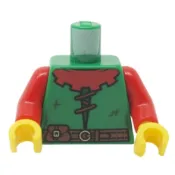 〈樂高人偶小舖〉正版LEGO 特殊52-2 弓箭手 城堡 士兵 10305 6402701 身體 單個 人偶配件