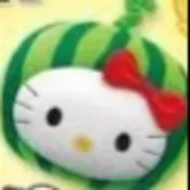 麥當勞 西瓜 Hello Kitty 抱枕(27.5x23.5x13.5)