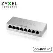 【三井3C購物網】【ZyXEL】GS-108B v5 鐵殼 8埠桌上型超高速乙太網路交換器