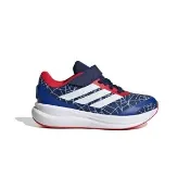 【adidas 愛迪達】Runfalcon Spider-Man El C 中童 童鞋 藍色 蜘蛛人 魔鬼氈 休閒鞋 KI9172