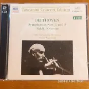 (協奏曲) 托斯卡尼尼 - 貝多芬：第一、三號交響曲 / 費德里奧序曲，2CD，NBC交響樂團