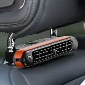 冰感颶風USB車載座椅風扇(無葉扇 雙渦輪 車用夏季降溫排風扇 汽車電風扇 車內散熱器)