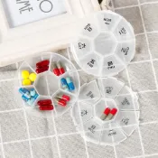(店+)【FANCY LIFE】七格小藥盒(藥盒分裝盒 藥物收納盒 旅行藥盒 分裝藥盒 七日藥盒 七格藥盒 藥盒子 藥盒 盒子)