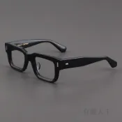 MOSCOT LEMTOSH鏡架女方形板材復古粗厚寬邊黑框歐美大臉眼鏡框男