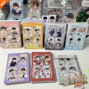 〈618特惠〉-臺灣出貨-tf家族四代明信片ins塗鴉四宮格桂瑞奇文浚銘奕然恒櫓8人隨機稿圖
