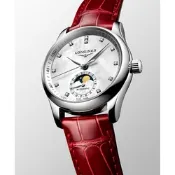 LONGINES 浪琴 連俞涵配戴款 Master 巨擘月相機械女錶 周年慶獻禮 送禮推薦-34mm L2.409.4.87.2