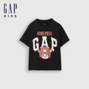 【Gap】兒童Gap × ONE PIECE航海王圖案T恤-無月黑(1179963)