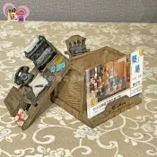 《售完不補》復古風書桌可掀蓋式收納造型名片座 Zakka美式鄉村風名片架交換禮物 開店賀禮藝術品【築巢傢飾】