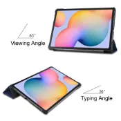Tab S6 Lite 2024磁吸闔蓋 智能休眠喚醒 S6lite 保護套 書本式 皮套 保護殼