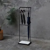 (店+)【LiFArt】輕工業風瞬吸雨傘架 兩色可選 (一體成型/玄關傘架/瞬吸)