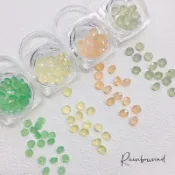 Rainbow Nail💎新手堆鑽練習首選 超低優惠出清價 日本同款夢幻蛋白尖底鑽 蛋白鑽 尖底裸鑽 美甲鑽  美甲飾品