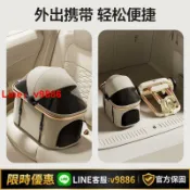 聚優甄選 【台灣公司 可開發票】寵物推車出行狗狗貓咪泰迪鋁合金手推車外出小型輕便分離式可折疊