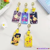 臺灣發貨 皮卡丘易易拉扣卡套 伸縮卡套 悠遊卡套 證件夾 識別證卡套 門禁卡套 巴士卡套 學生證卡套 工作證夾套