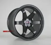 【小茵輪胎舘】類RAYS TE37 內凹深V鋁圈樣式 KR230 18吋 5X114. 10J ET20 平光黑 台灣製